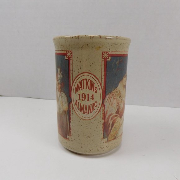 Watkins 1914 Almanac Coffee Cup Mug Mother and Children Made In England - Picture 2 of 7